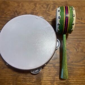 Vintage Kids Percussion Instrument Set unique imaginative play